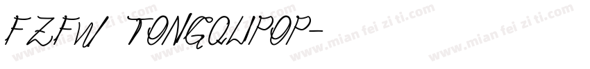 fzfw tongqupop字体转换